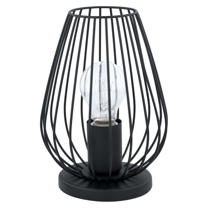 Lampe cage noir