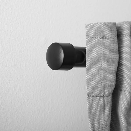 End caps for rod…curtains